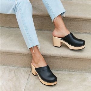 Swedish Hasbeens Louise Clog Size 40